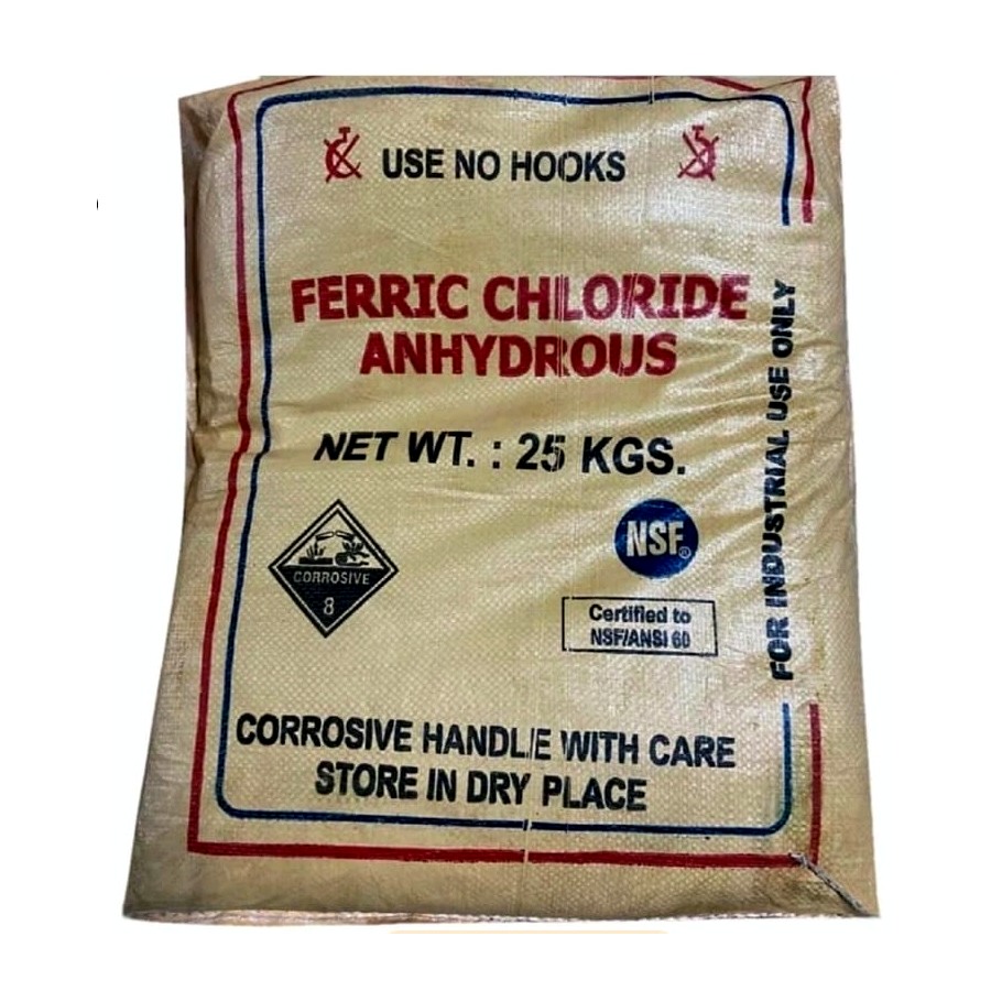 Ferric Chloride Anhydrous packaging — Suraj Chemicals