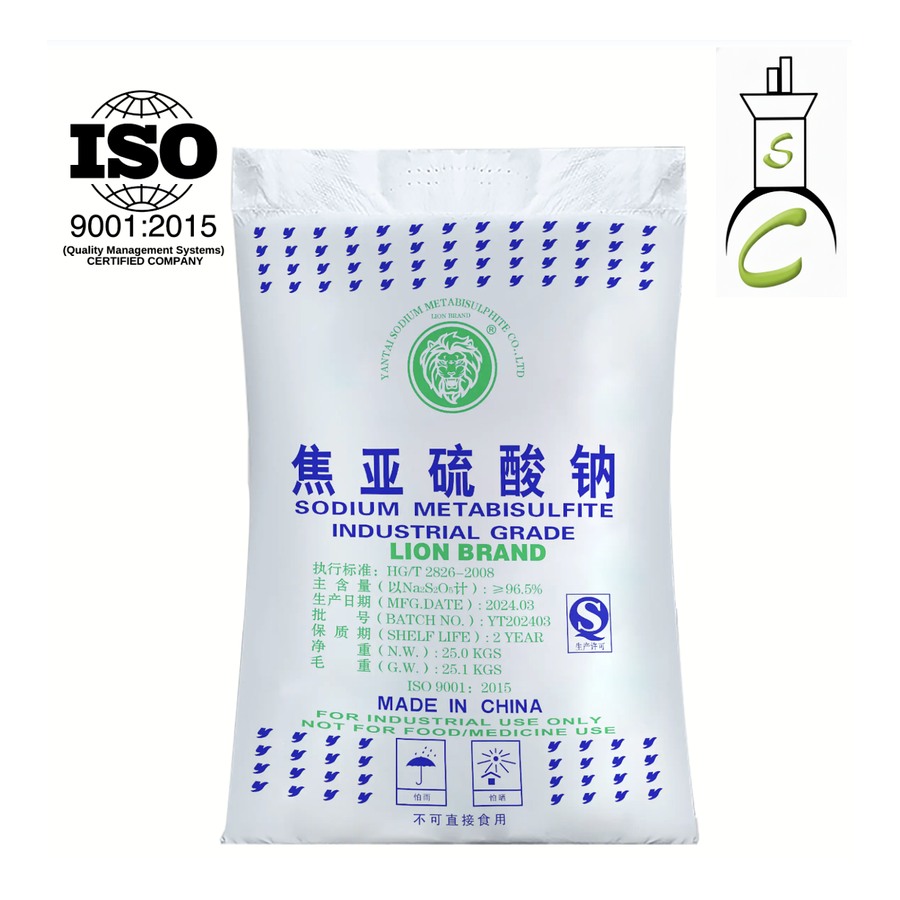 Sodium Metabisulphite (SMBS) packaging — Suraj Chemicals
